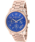  Shop Authentic Michael Kors Runway Iridescent Dial Rose Gold Steel Strap Watch for Women - MK5940 - Luxxuri
