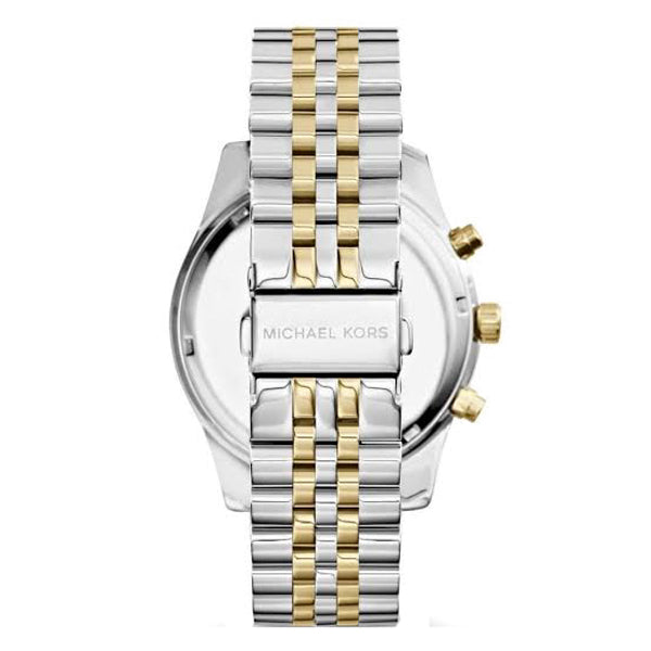  Shop Authentic Michael Kors Lexington Silver Dial Two Tone Steel Strap Watch for Women - MK5955 - Luxxuri