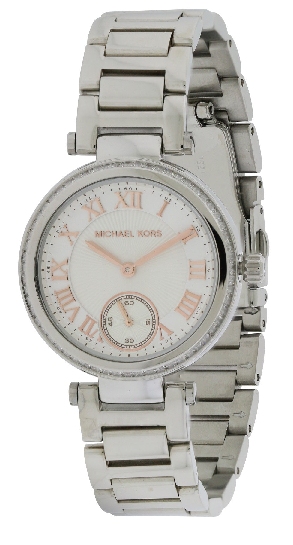  Shop Authentic Michael Kors Skylar Quartz White Dial Silver Steel Strap Watch For Women - MK5970 - Luxxuri