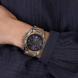  Shop Authentic Michael Kors Bradshaw Blue Dial Two Tone Steel Strap Watch for Women - MK5976 - Luxxuri