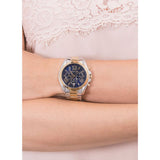  Shop Authentic Michael Kors Bradshaw Blue Dial Two Tone Steel Strap Watch for Women - MK5976 - Luxxuri