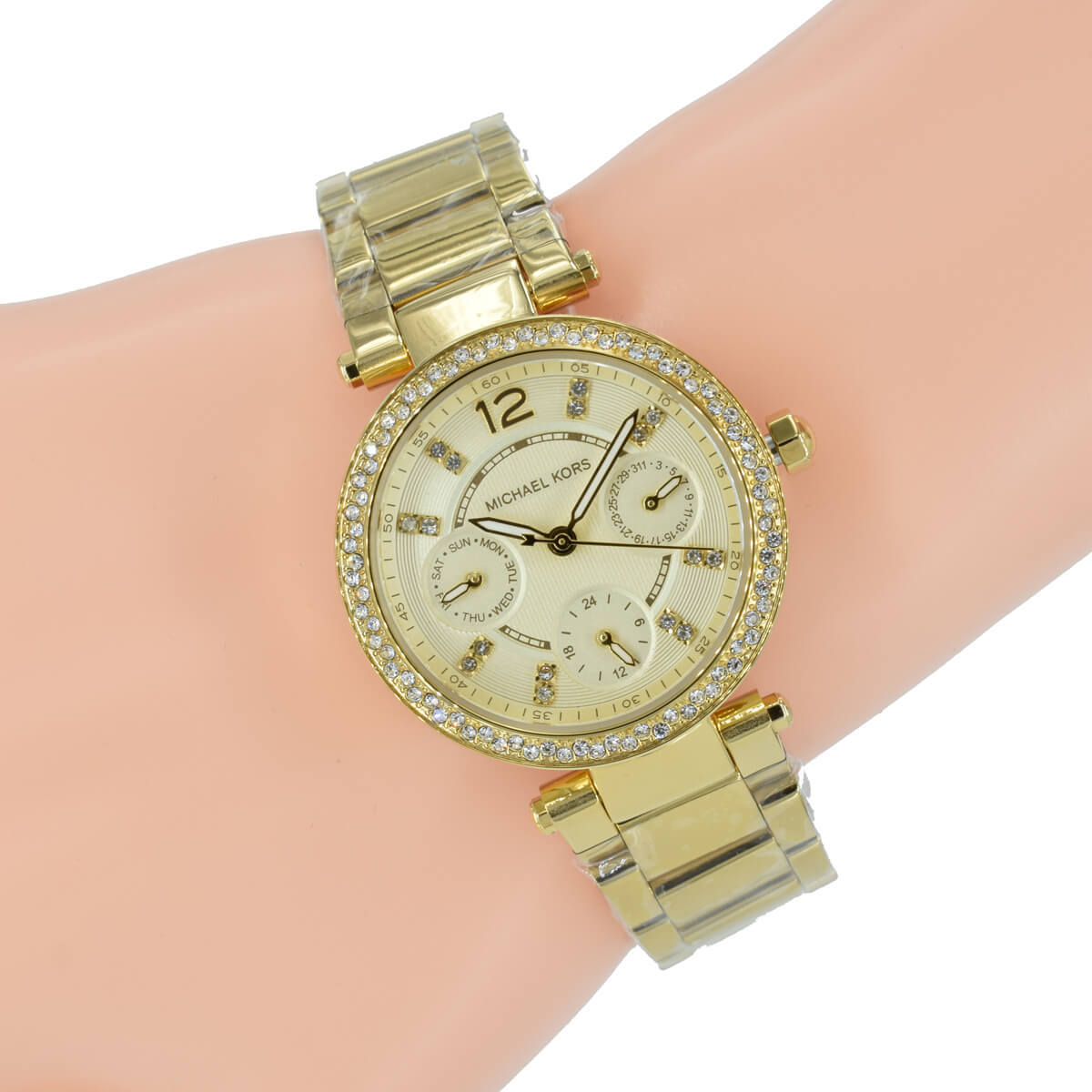  Shop Authentic Michael Kors Parker White Dial Gold Steel Strap Watch for Women - MK6056 - Luxxuri