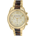  Shop Authentic Michael Kors Blair Gold Dial Two Tone Steel Strap Watch for Women - MK6094 - Luxxuri