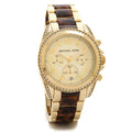  Shop Authentic Michael Kors Blair Gold Dial Two Tone Steel Strap Watch for Women - MK6094 - Luxxuri
