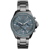  Shop Authentic Michael Kors Wren Chronograph Quartz Blue Dial Grey Steel Strap Watch For Women - MK6097 - Luxxuri