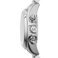 Michael Kors Bradshaw Chronograph Blue Dial Silver Steel Strap Watch For Women - MK6098