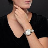  Shop Authentic Michael Kors Parker White Dial Two Tone Steel Strap Watch for Women - MK6119 - Luxxuri