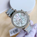  Shop Authentic Michael Kors Parker White Dial Two Tone Steel Strap Watch for Women - MK6138 - Luxxuri