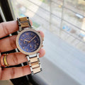  Shop Authentic Michael Kors Parker Blue Dial Two Tone Steel Strap Watch for Women - MK6141 - Luxxuri