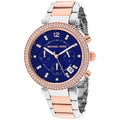  Shop Authentic Michael Kors Parker Blue Dial Two Tone Steel Strap Watch for Women - MK6141 - Luxxuri