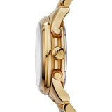  Shop Authentic Michael Kors Runway Chronograph Orange Dial Gold Steep Strap Watch For Women - MK6162 - Luxxuri