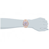  Shop Authentic Michael Kors Runway Chronograph Purple Dial Rose Gold Steel Strap Watch For Women - MK6163 - Luxxuri
