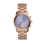  Shop Authentic Michael Kors Runway Chronograph Purple Dial Rose Gold Steel Strap Watch For Women - MK6163 - Luxxuri