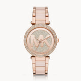  Shop Authentic Michael Kors Parker Pink Dial Pink Steel Strap Watch for Women - MK6176 - Luxxuri