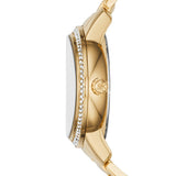 Shop Authentic Michael Kors Whitley Analog Diamonds Gold Dial Gold Steel Strap Watch For Women - MK6227 - Luxxuri