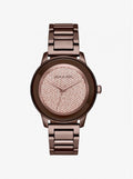  Shop Authentic Michael Kors Kinley Brown Dial Brown Steel Strap Watch for Women - MK6245 - Luxxuri