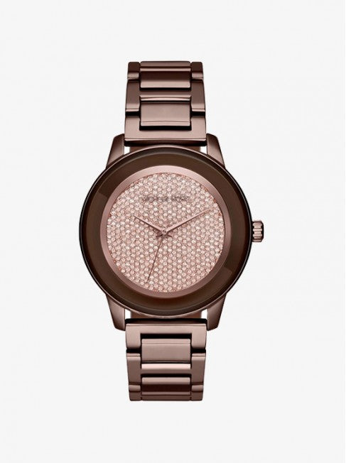  Shop Authentic Michael Kors Kinley Brown Dial Brown Steel Strap Watch for Women - MK6245 - Luxxuri