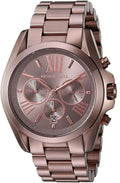  Shop Authentic Michael Kors Bradshaw Chronograph Brown Dial Brown Steel Strap Watch For Women - MK6247 - Luxxuri