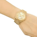  Shop Authentic Michael Kors Cooper Gold Dial Gold Steel Strap Watch for Women - MK6274 - Luxxuri