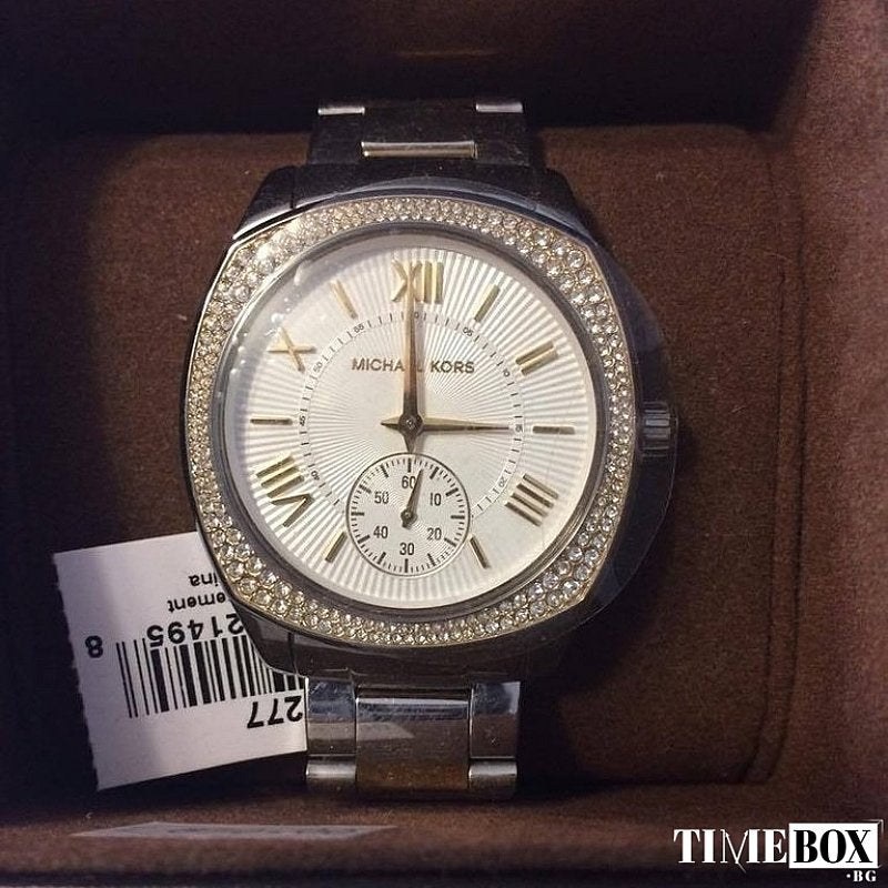  Shop Authentic Michael Kors Bryn Silver Dial Silver Steel Strap Watch For Women - MK6277 - Luxxuri