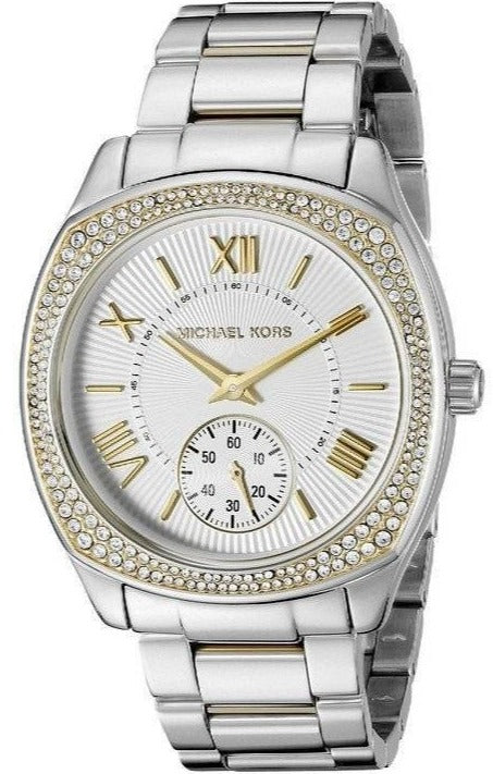  Shop Authentic Michael Kors Bryn Silver Dial Silver Steel Strap Watch For Women - MK6277 - Luxxuri