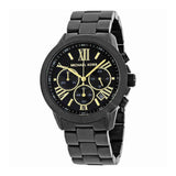  Shop Authentic Michael Kors Bradshaw Chronograph Black Dial Black Steel Strap Watch For Women - MK6303 - Luxxuri