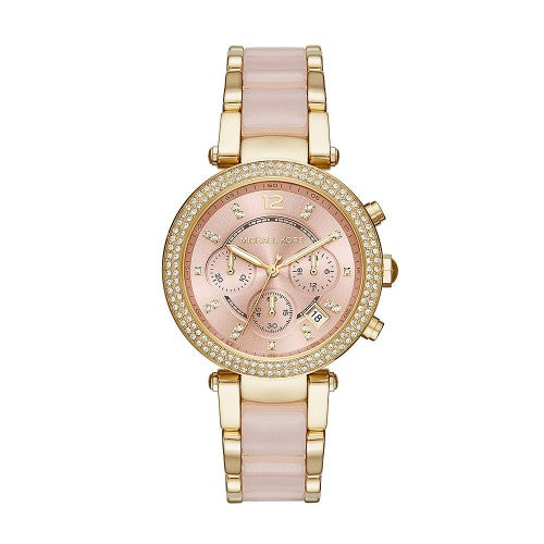 Shop Authentic Michael Kors Parker Gold Dial Two Tone Steel Strap Watch for Women - MK6326 - Luxxuri