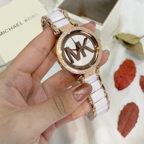  Shop Authentic Michael Kors Parker White Dial Two Tone Steel Strap Watch for Women - MK6365 - Luxxuri