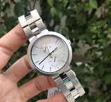  Shop Authentic Michael Kors Garner Analog Silver Dial Silver Steel Strap Watch For Women - MK6407 - Luxxuri