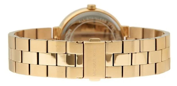  Shop Authentic Michael Kors Garner Quartz Gold Dial Gold Steel Strap Watch For Women - MK6408 - Luxxuri