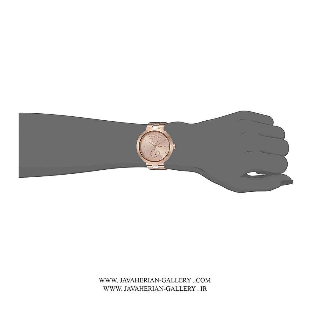  Shop Authentic Michael Kors Garner Quartz Rose Gold Dial Rose Gold Steel Strap Watch For Women - MK6409 - Luxxuri
