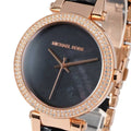  Shop Authentic Michael Kors Parker Mother of Pearl Black Dial Two Tone Steel Strap Watch for Women - MK6414 - Luxxuri