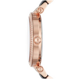  Shop Authentic Michael Kors Parker Mother of Pearl Black Dial Two Tone Steel Strap Watch for Women - MK6414 - Luxxuri