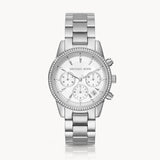  Shop Authentic Michael Kors Ritz Silver Dial Silver Steel Strap Watch for Women - MK6428 - Luxxuri