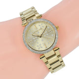  Shop Authentic Michael Kors Parker Gold Dial Gold Steel Strap Watch for Women - MK6469 - Luxxuri