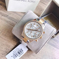  Shop Authentic Michael Kors Ritz White Dial Two Tone Steel Strap Watch for Women - MK6474 - Luxxuri