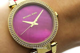  Shop Authentic Michael Kors Parker Pink Mother of Pearl Dial Two Tone Steel Strap Watch for Women - MK6490 - Luxxuri