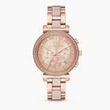  Shop Authentic Michael Kors Sofie Chronograph Rose Gold Dial Rose Gold Steel Strap Watch For Women - MK6560 - Luxxuri