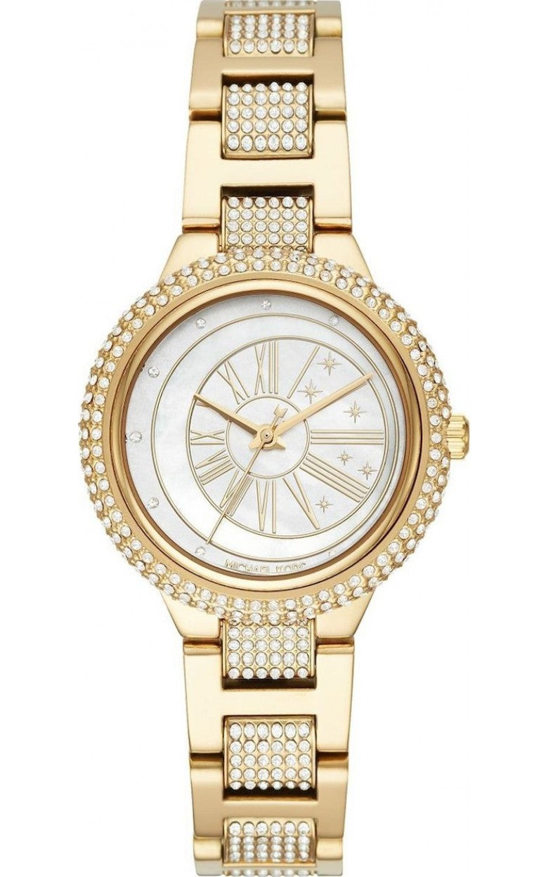  Shop Authentic Michael Kors Taryn Mother of Pearl Dial Gold Steel Strap Watch For Women - MK6567 - Luxxuri