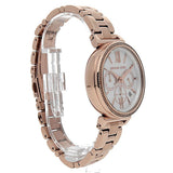  Shop Authentic Michael Kors Sofie Chronograph Mother of Pearl White Dial Rose Gold Steel Strap Watch For Women - MK6576 - Luxxuri
