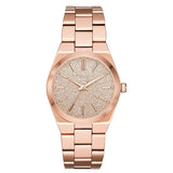  Shop Authentic Michael Kors Channing Quartz Rose Gold Dial Rose Gold Steel Strap Watch For Women - MK6624 - Luxxuri