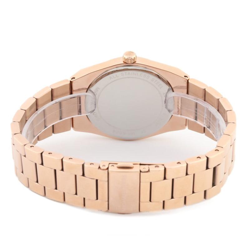  Shop Authentic Michael Kors Channing Quartz Rose Gold Dial Rose Gold Steel Strap Watch For Women - MK6624 - Luxxuri