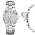  Shop Authentic Michael Kors Channing Three Hand Silver Dial Silver Steel Strap Watch For Women - MK6626 - Luxxuri