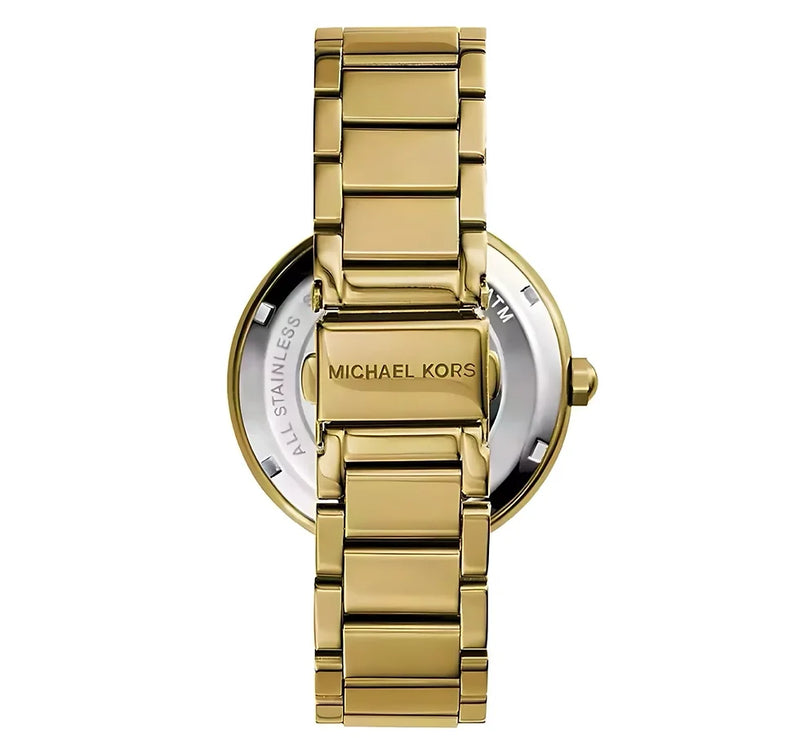  Shop Authentic Michael Kors Parker Pave Gold Dial Gold Steel Strap Watch for Women - MK6659 - Luxxuri