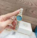  Shop Authentic Michael Kors Petite Runway Mercer Blue Dial Gold Steel Strap Watch For Women - MK6673 - Luxxuri