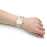 Shop Authentic Michael Kors Whitney Three-Hand White Dial Gold Steel Strap Watch For Women - MK6693 - Luxxuri