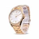  Shop Authentic Michael Kors Whitney Three-Hand White Dial Gold Steel Strap Watch For Women - MK6693 - Luxxuri