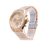  Shop Authentic Michael Kors Whitney Chronograph Rose Gold Dial Rose Gold Steel Strap Watch For Women - MK6730 - Luxxuri