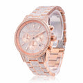  Shop Authentic Michael Kors Ritz Three-Hand Glitz Rose Gold Dial Rose Gold Steel Strap Watch for Women - MK6748 - Luxxuri