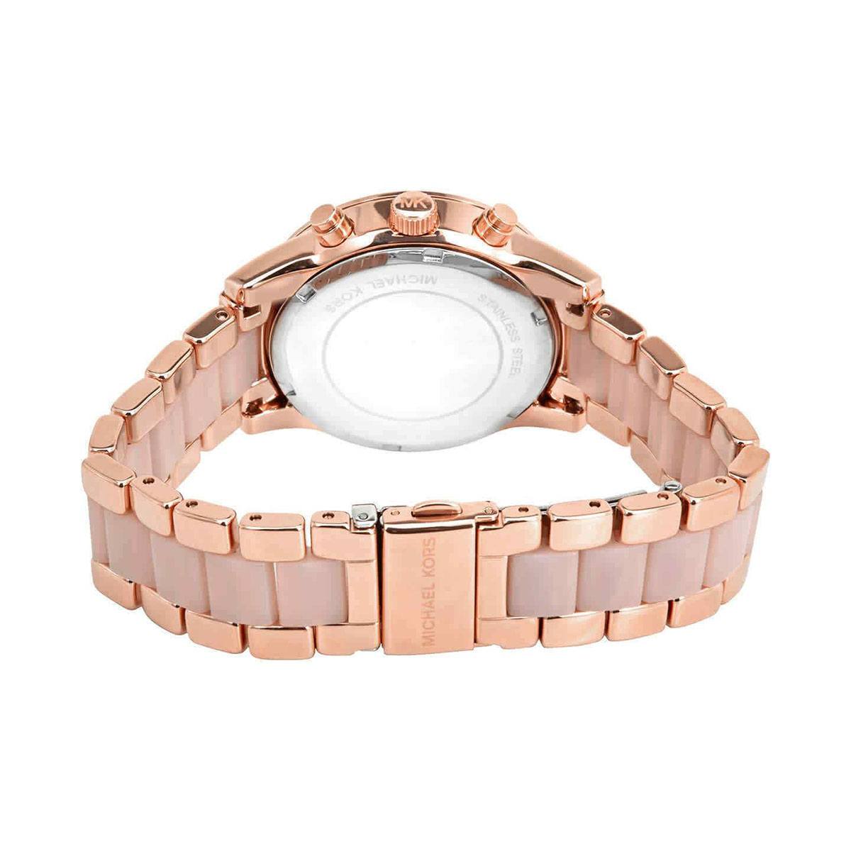  Shop Authentic Michael Kors Ritz Chronograph Mother of Pearl White Dial Two Tone Steel Strap Watch For Women - MK6769 - Luxxuri